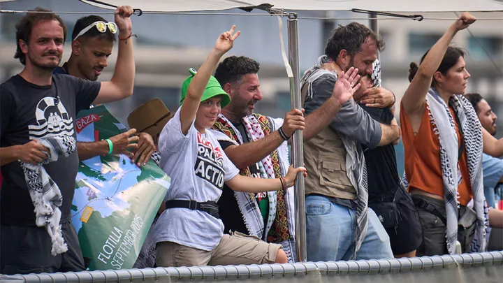 Flotilla, Gazze ablukasını kırmak için Barselona’dan yola çıktı greta thunberg gaza flotilla