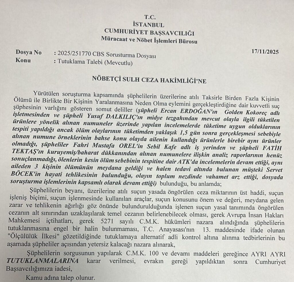Böcek Ailesi'nde baba da hayatını kaybetti: Türkiye'ye tatile giden gurbetçi aile yok oldu Hamburg'dan tatile gelen Böcek ailesinin anne ve iki çocuğunun zehirlenerek hayatını kaybetmesinin ardından, yoğun bakımda tedavi gören baba Servet Böcek de kurtarılamadı. Dört ferdi de yaşamını yitiren ailenin zehirlenmesinde şüpheler, otelin giriş katında yapılan ve odaya sızan yasa dışı "alüminyum fosfit" içerikli ilaçlama üzerinde yoğunlaşırken, soruşturmada gözaltı sayısı 11'e yükseldi.