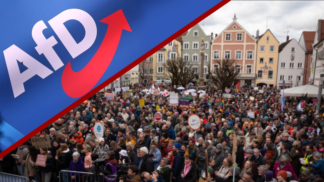 AfD yükselirken, protestolar artıyor