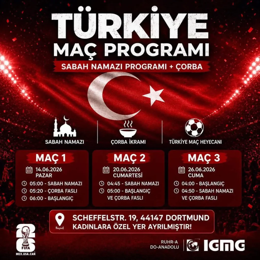 Dünya Kupası camide izlenecek: Namaz, çorba ve maç bir arada Dünya Kupası maçları camide izlenecek