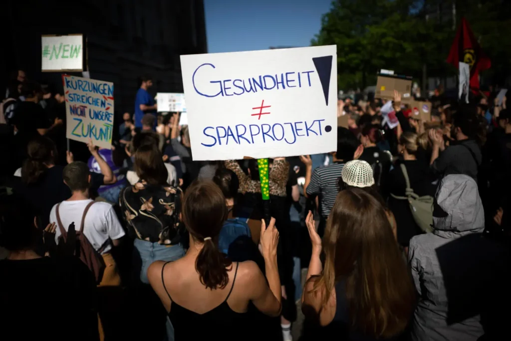 Sağlık Reformuna karşı protesto